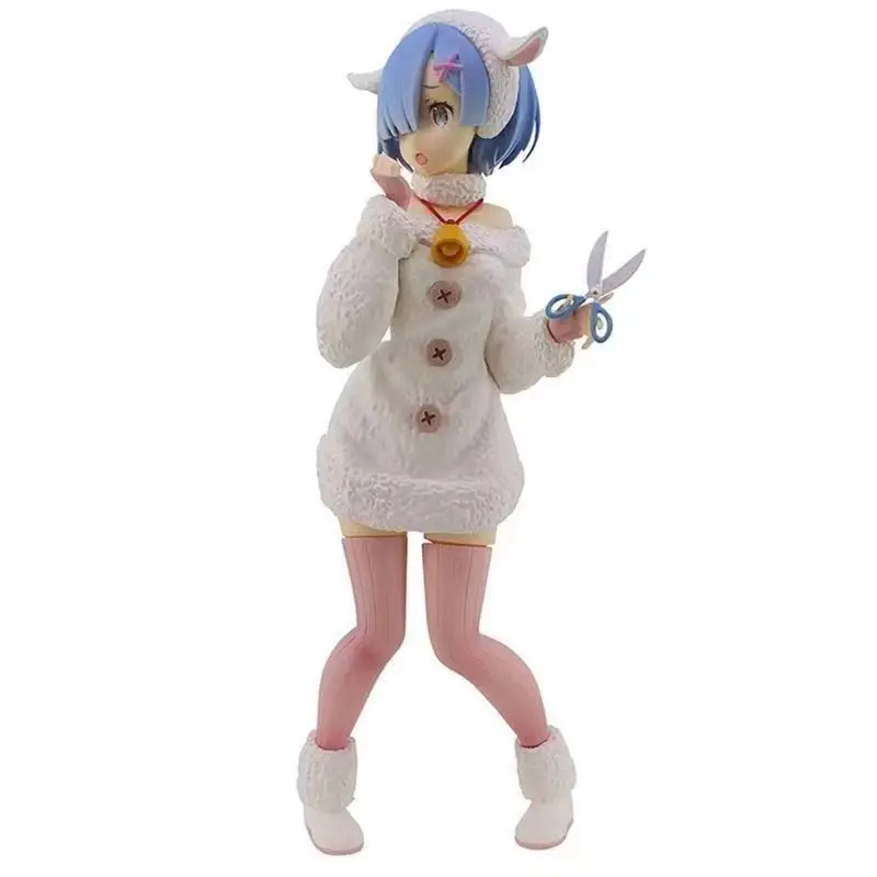 RE: ZERO - Starting Life in Another World lamb Rem  Japanese lovely wind winter dress figure kid gifts