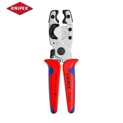 KNIPEX 90 25 20 Pipe Cutter for Cutting Plastic Pipes & Composite Protective Tubes with Opening Spring and Locking Device