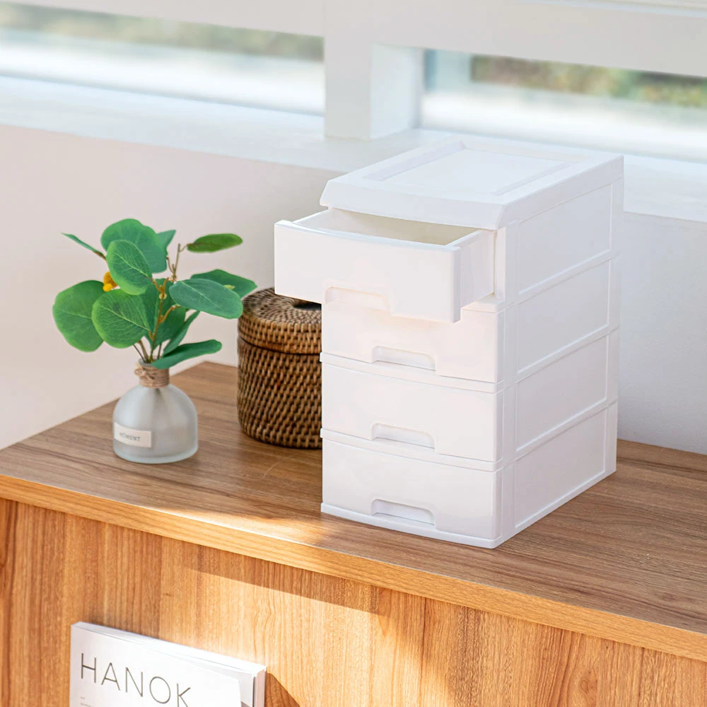 Blanc Drawer 18cm 4-Tier compact functional modern