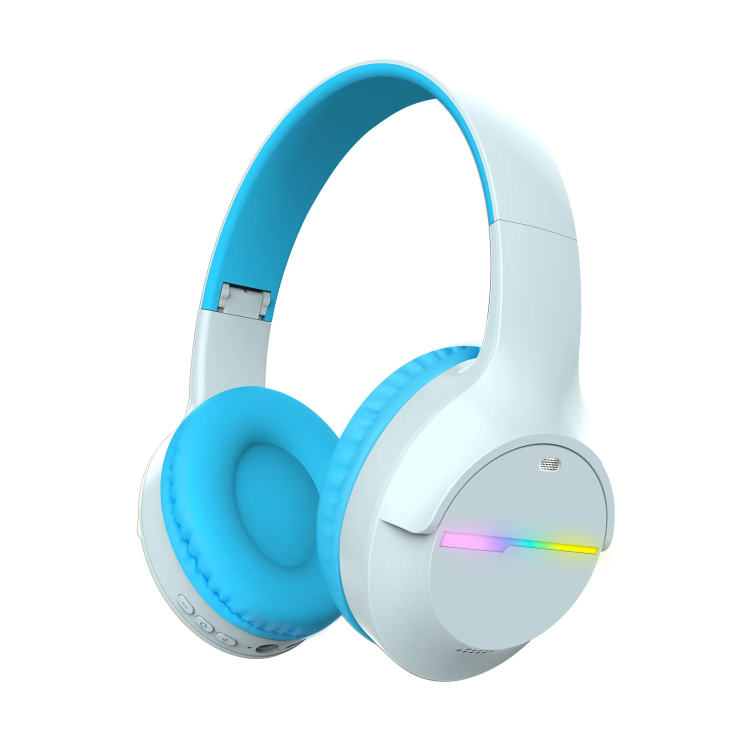 M9 LED Illuminated Bluetooth Headset Over-Ear Stereo Foldable Wireless Headset Ultra 350mAh 10 Hours Duration Low Latency