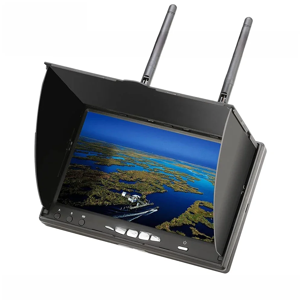 9IMOD LCD5802D FPV-monitor met DVR 5.8G 40CH 7 inch LCD-scherm Monitor 800x480 Dual Diversity-ontvanger voor FPV Drone - afbeelding 2