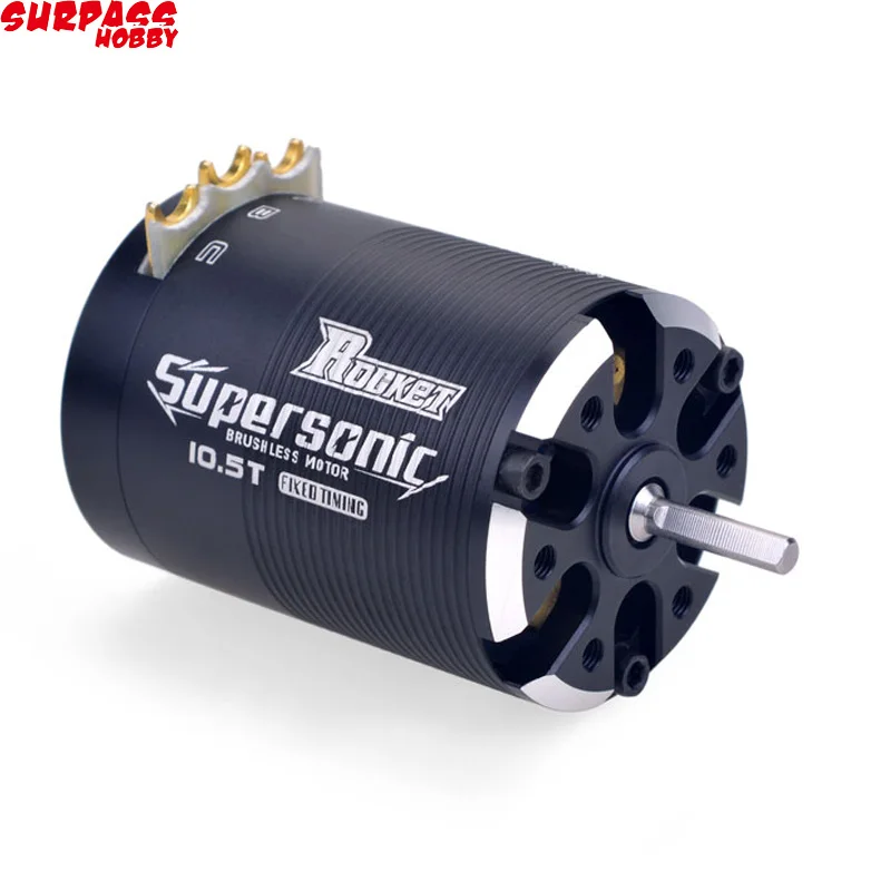 

Rocket Supersonic 540 4.5T 5.5T 6.5T 8.5T 10.5T 13.5T 17.5T 21.5T Sensored Brushless Motor for Modified Spec Stock 1/10 RC Car