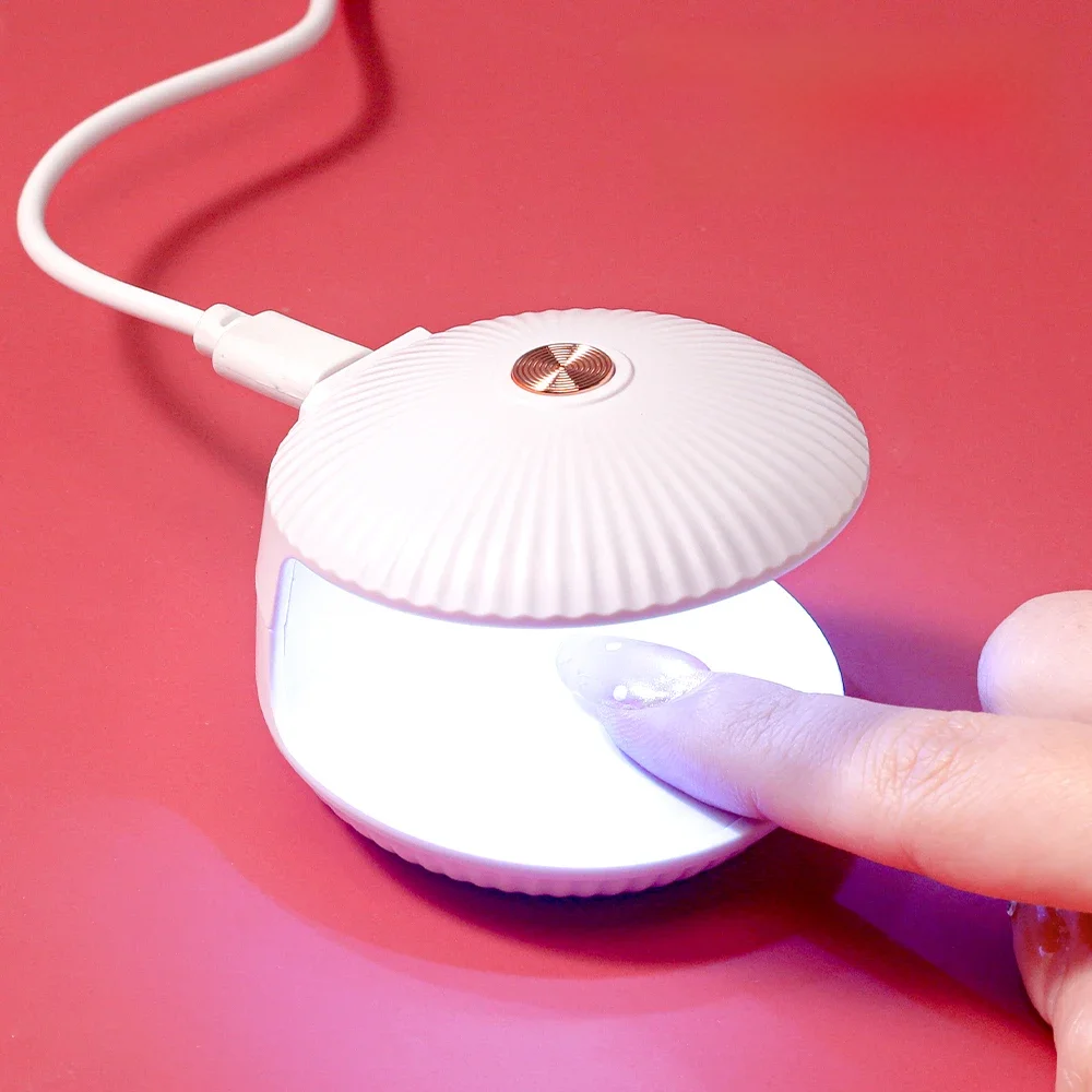 Mini suszarka do paznokci Lampa UV LED Maszyna do fototerapii z jednym palcem do paznokci Lakier żelowy UV Szybkoschnące narzędzia do manicure — zdjęcie 2