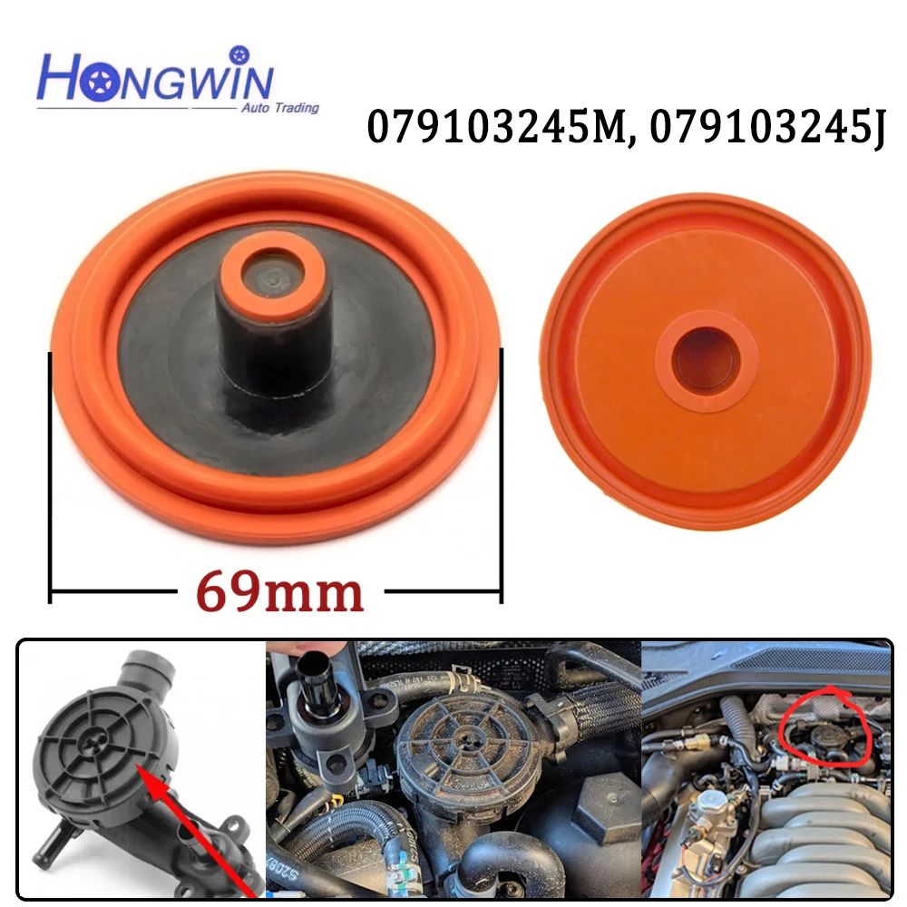 Engine Oil Separator Membrane 079 103 245 J For VAG Volkswagen Touareg 11-18 Audi A8 (4H_) S8 10-13 4.2L 079103245J 079103245M