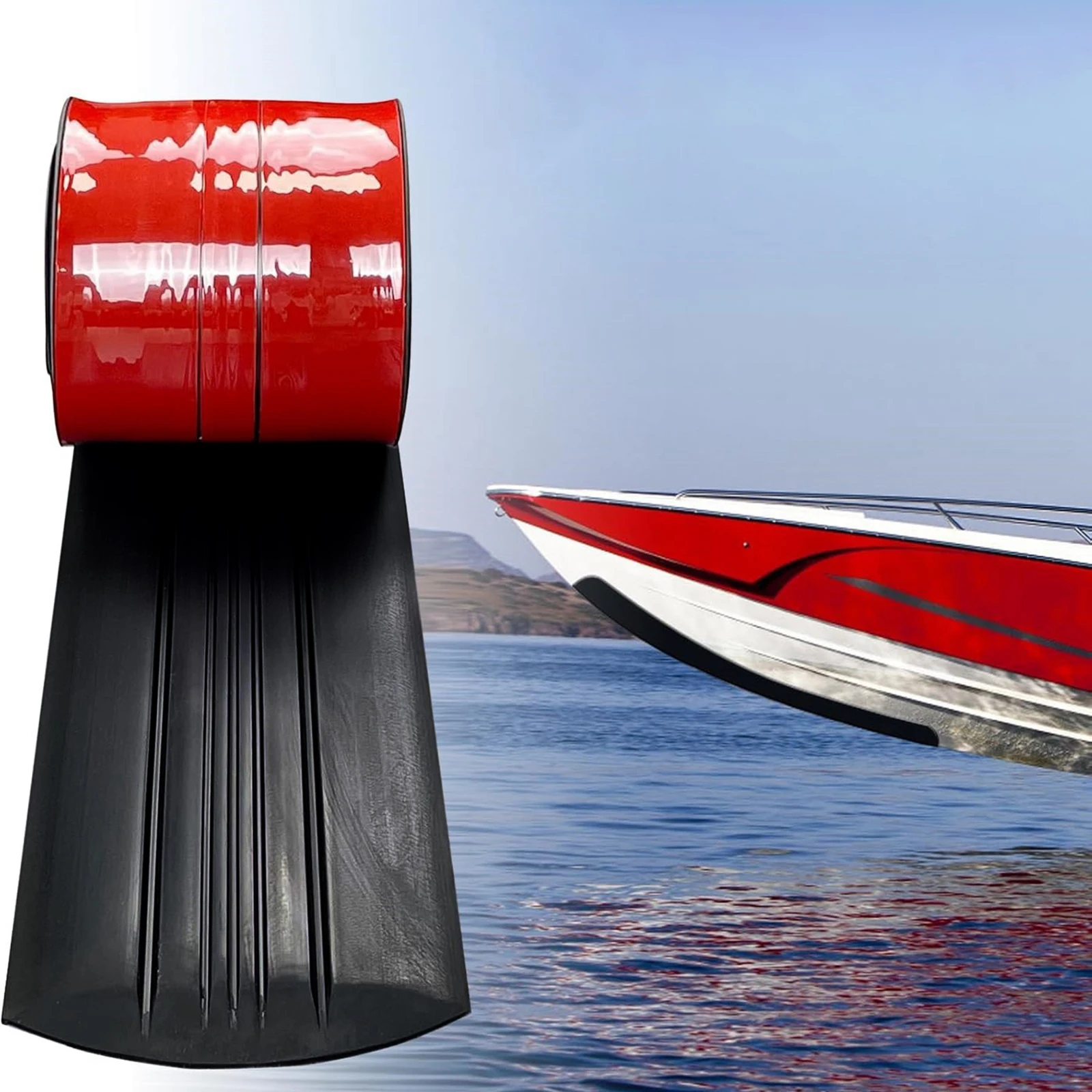 Boat Keel Guard Anti-Collision Keel Guard Boating Accessory Wear-Resistant Collision Protection for Fishermen, Beaching