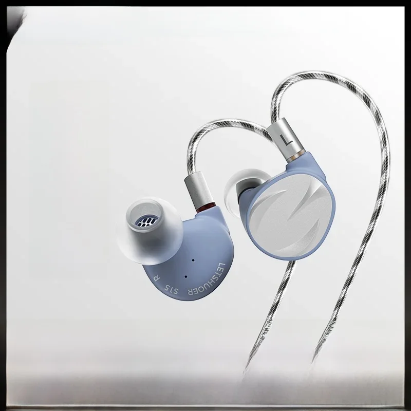 LETSHUOER S15 Derde generatie 14,8 mm vlakke driver R-Sonic passieve filtermodule Hifi bedrade in-ear monitor - afbeelding 2