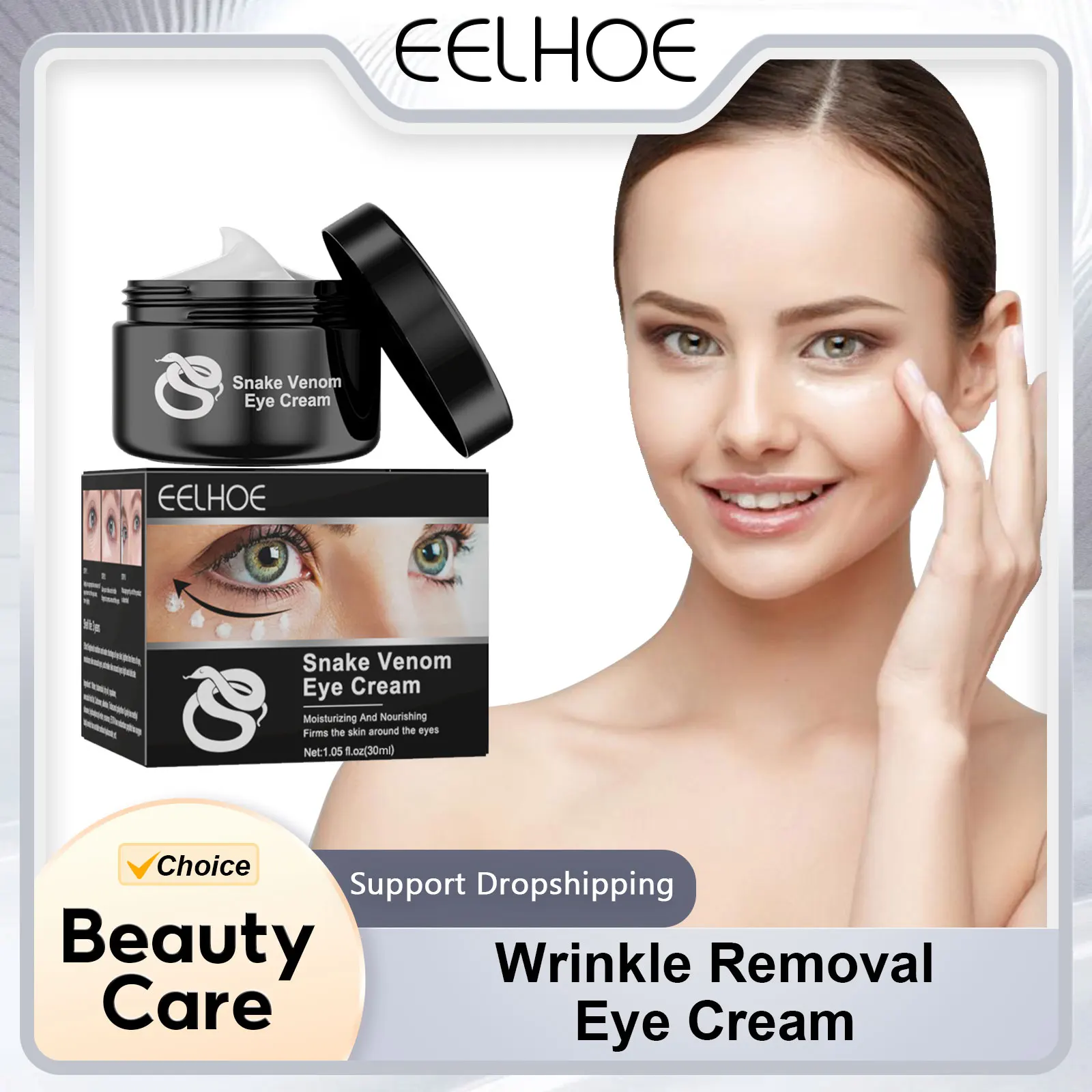 

Wrinkle Removal Eye Cream Anti Dark Circles Bags Removal Fade Lines Lifting Firming Effective Brightening Improve Puffiness Care