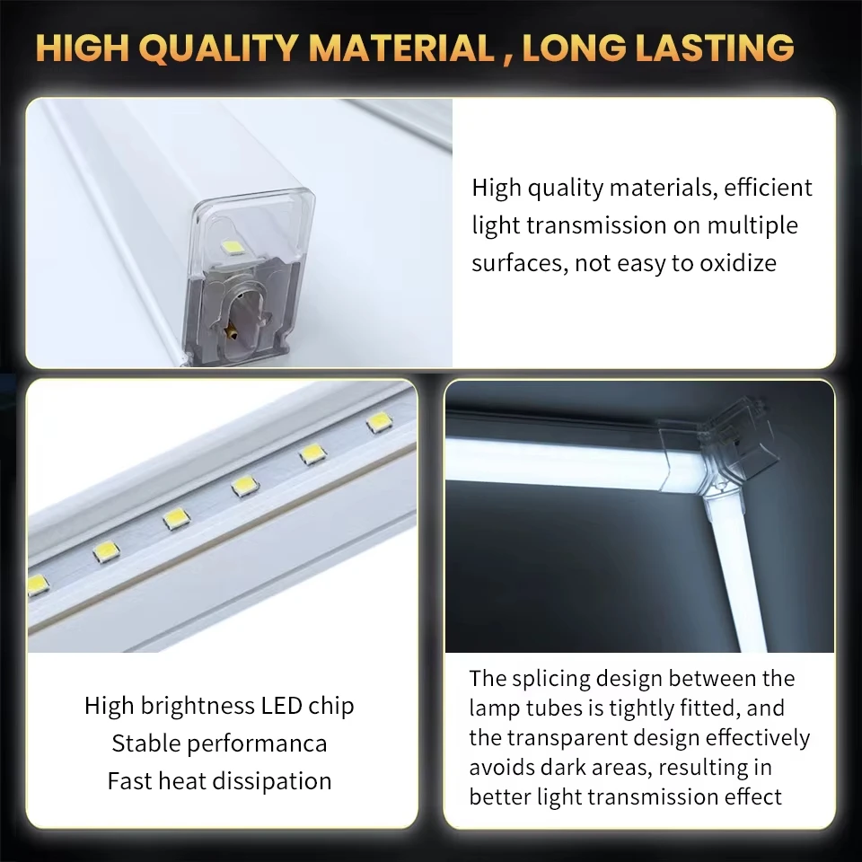 مسدس LED الإضاءة ضوء السقف أنبوب العسل ل BarberShop سيارة المرآب ورشة عمل السيارات الجسم إصلاح مصباح ليد 6500K #4