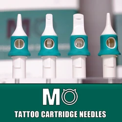 20pcs Round Liner RL MO Tattoo Cartridge Needles 12RL 0.35MM 10RL 0.30MM Disposable Sterilized Needles for Makeup Tattoo Pen