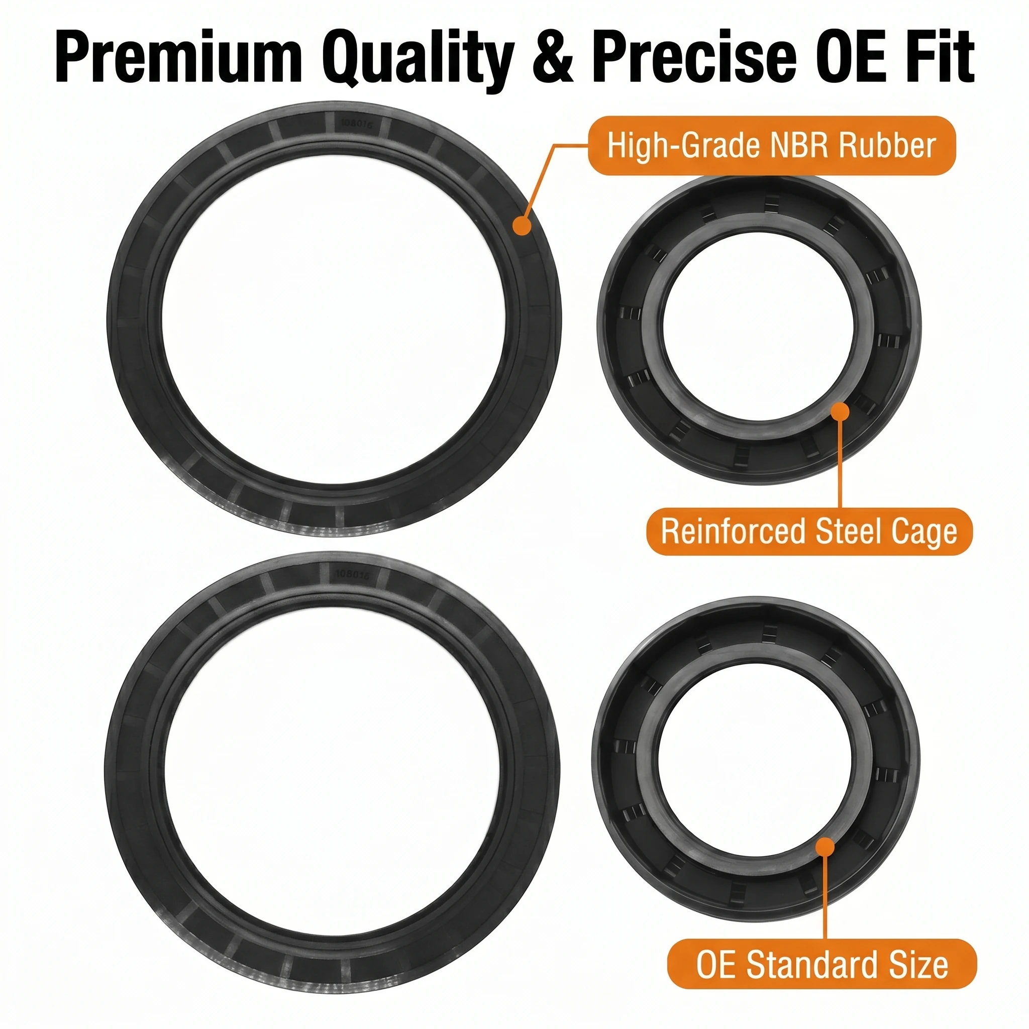 4 PCS Front Swivel Housing Ball Hub&Axle Drive Shaft Oil Seal Kit for Land Rover Defender 90 110 130 Discovery 1 FTC3401 FTC3276