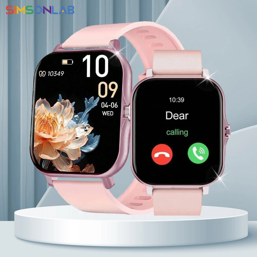 

2025 Smart Watch 24H Health Monitor for Women Men Smartwatch Music Control Wireless Call Message Reminder Sport Mode