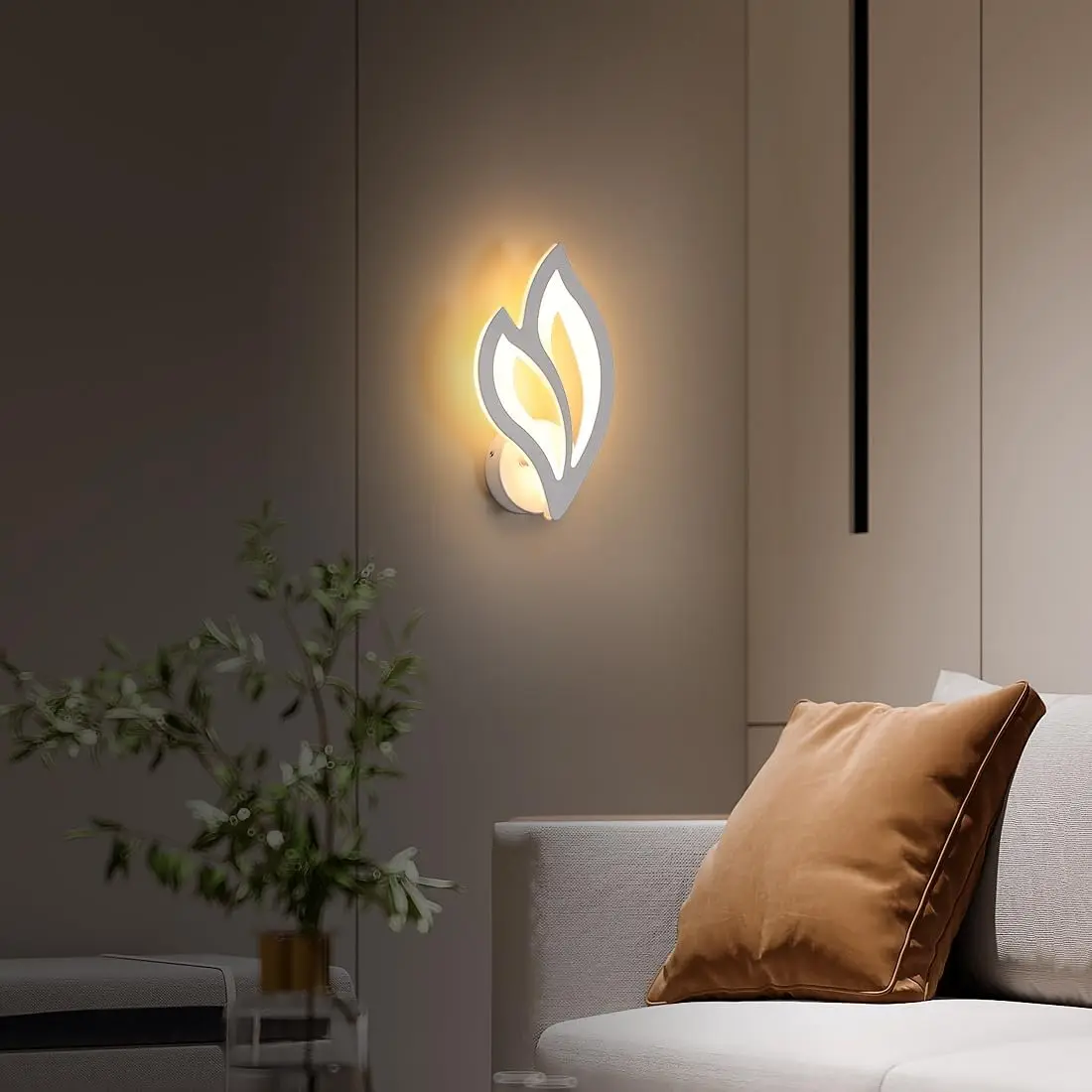 Moderne LED-Wandleuchte Acryl-LED-Wandlampe Innen-Wandbeleuchtung für Nachttisch, Flur, Treppe, Wohnzimmer, Schlafzimmer – Detail 6