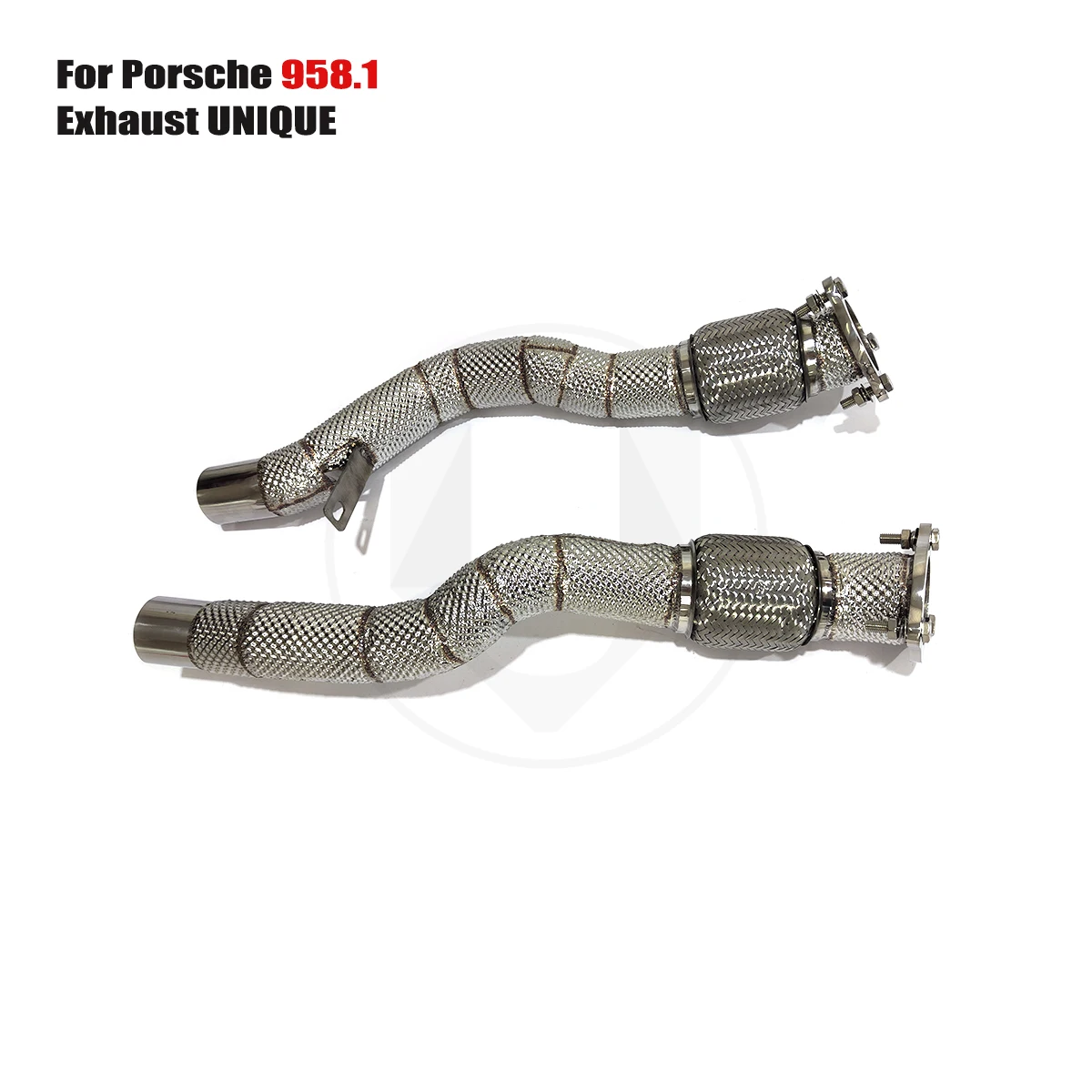 UNIQUE For 2014-2017 Porsche Cayenne 958.2 3.0T 3.6T 4.8T Front pipe With insulator downpipe With cat/without cat exhaust pipe