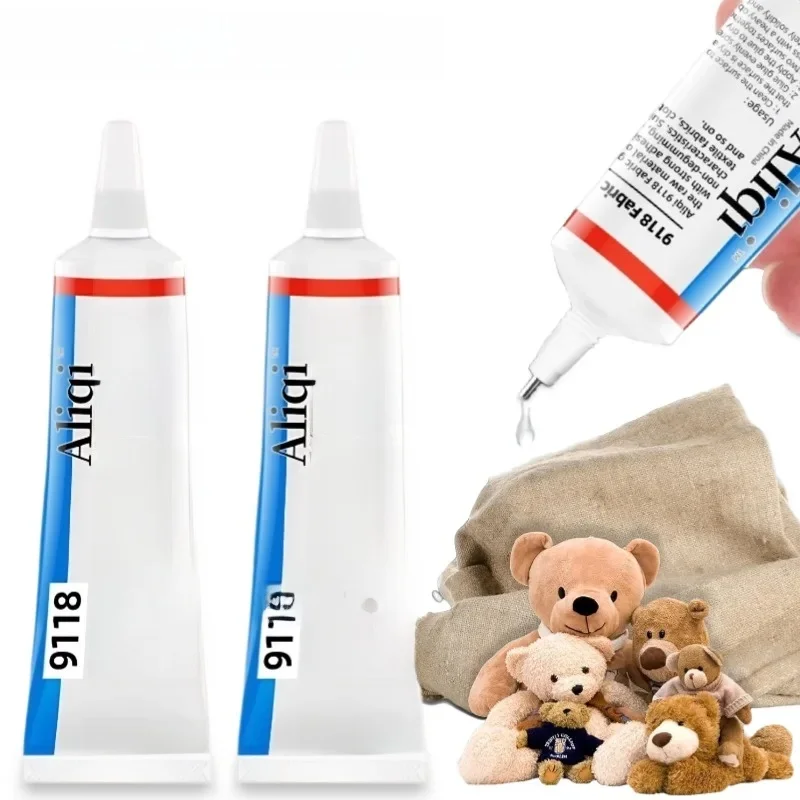 Colle pour tissu solide, colle à coudre polyvalente 15/60ml, colle transparente pour réparation de tissu, adhésif pour vêtements, outil de réparation de Textiles