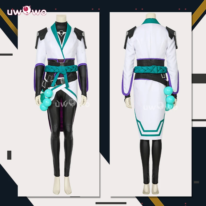 UWOWO Collab Series:Game Valorantt Sage Cosplay Costume Halloween Costumes Suit