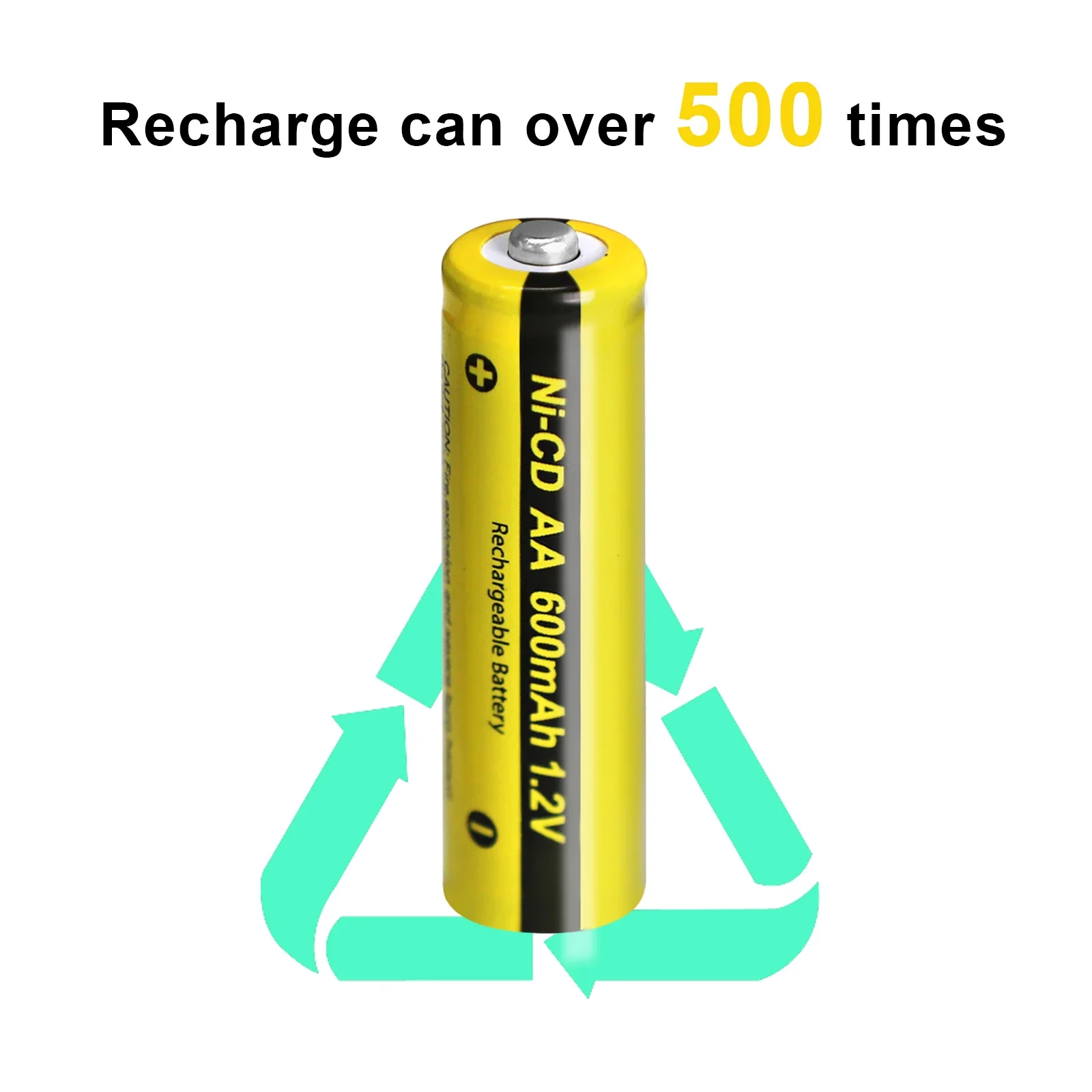 PKcell 20PC AA 600mah 1.2V NI-CD Rechargeable Batteries NI CD 1.2 v Button Top Battery Uses For Outdoor Solar Lights