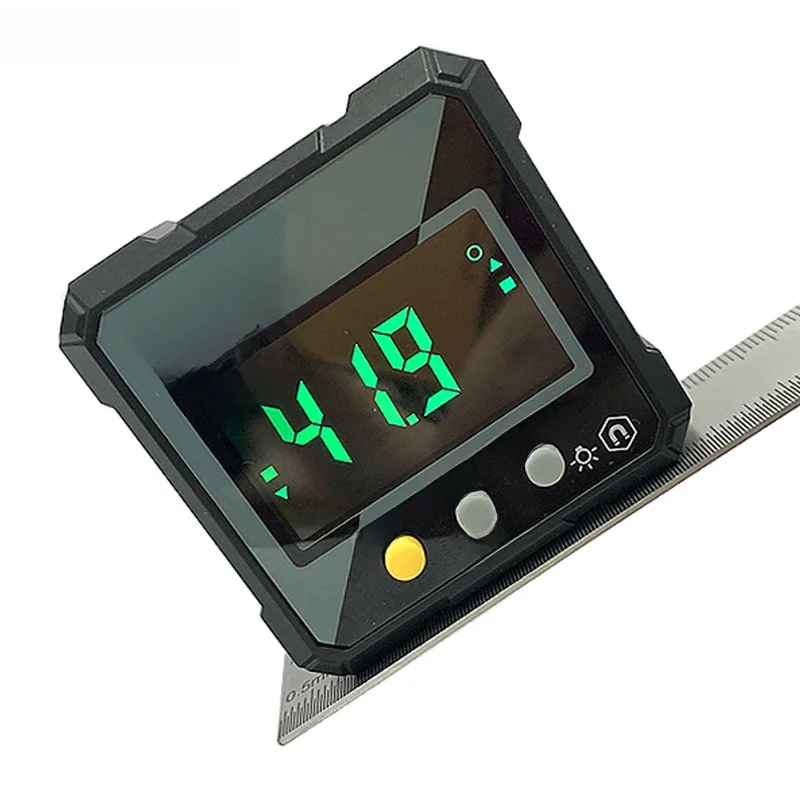 ETOPOO Digital Electronic Level Digital Angle Fnder 4*90 °   Magnetischer Neigungsmesser, Winkelmesser, Präzisions-Nivellierbox für die Holzbearbeitung