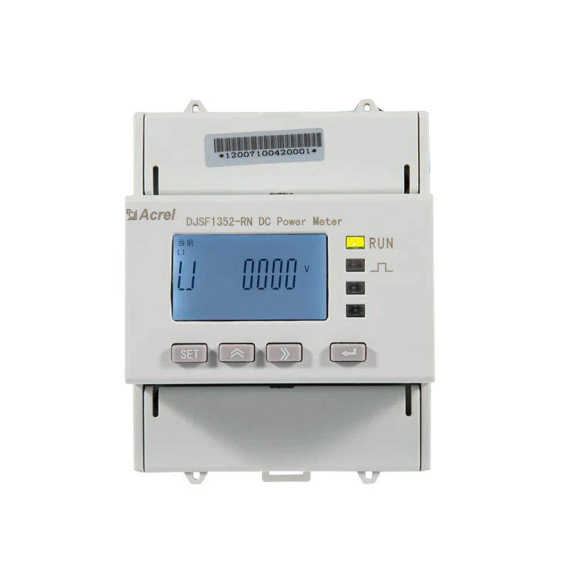 Acrel DJSF1352-RN DC Power Meter Din Rail 1000V High Accuracy Measuring for EV Charging Pile CE