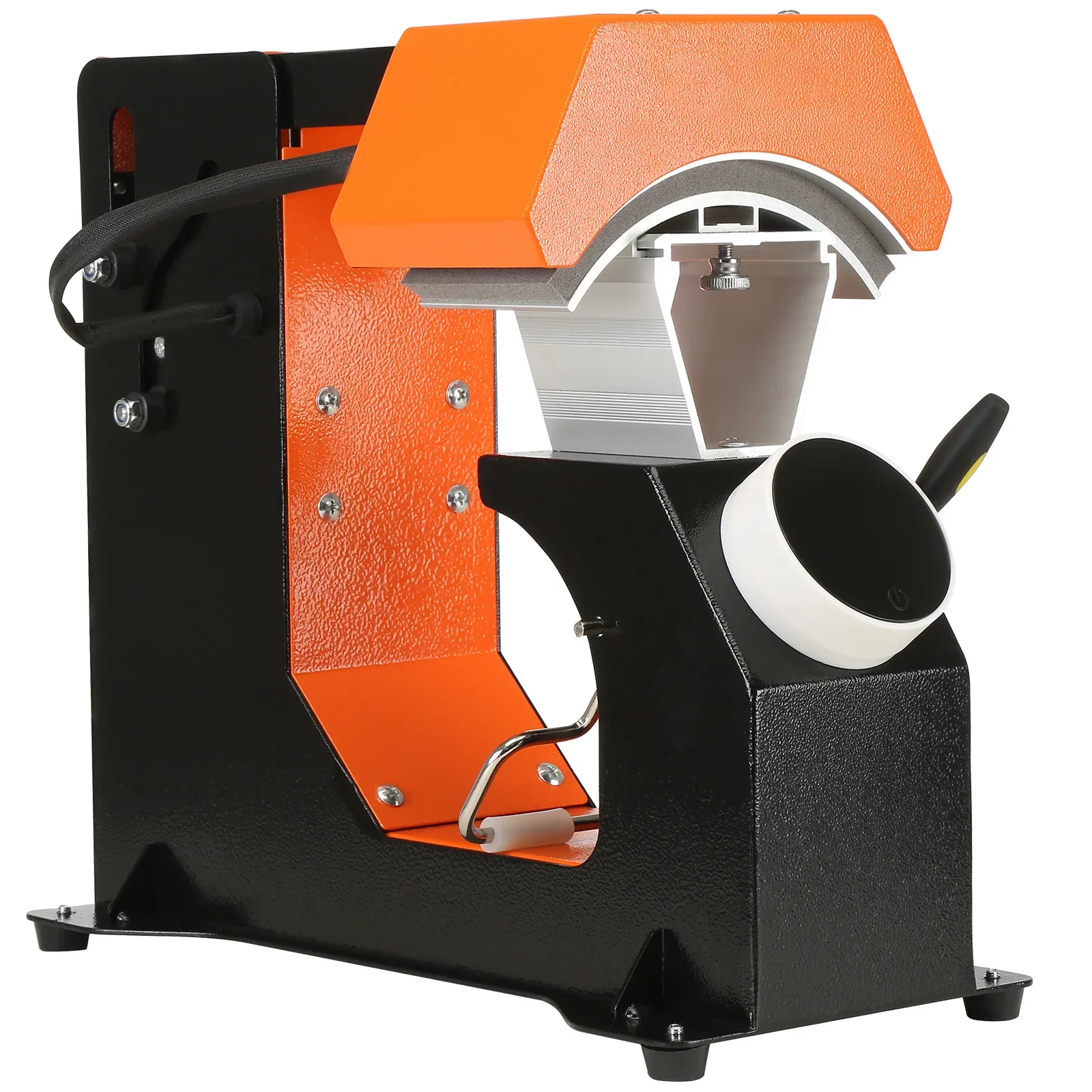 SucceBuy 3in1 Auto Hoed Cap Warmte Persmachine 6.4x3.5in Drukknop Clamshell Sublimatie Overdracht 3 stks Vervangbare Verwarming Pad - afbeelding 2