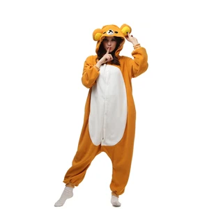 Onesie Hayvan Cosplay Takım Elbise için Yetişkin, Unisex, rahatlayabilirsiniz Ayı Kigurumi, Pijama, karikatür, Aksesuarları, 1 Pc. 6 Büyük satış-ayı deseni-no. 2