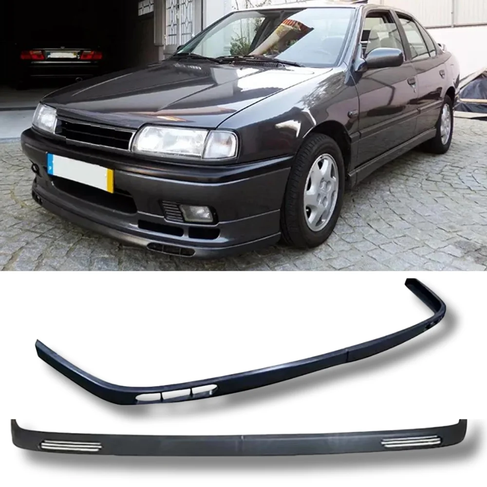 Für Nissan Primera 2-teiliges Frontstoßstangen-Lippen-Body-Kit Spoiler Splitter Diffusor Hochwertiger ABS-Kunststoff Professionelle Tuning-Teile