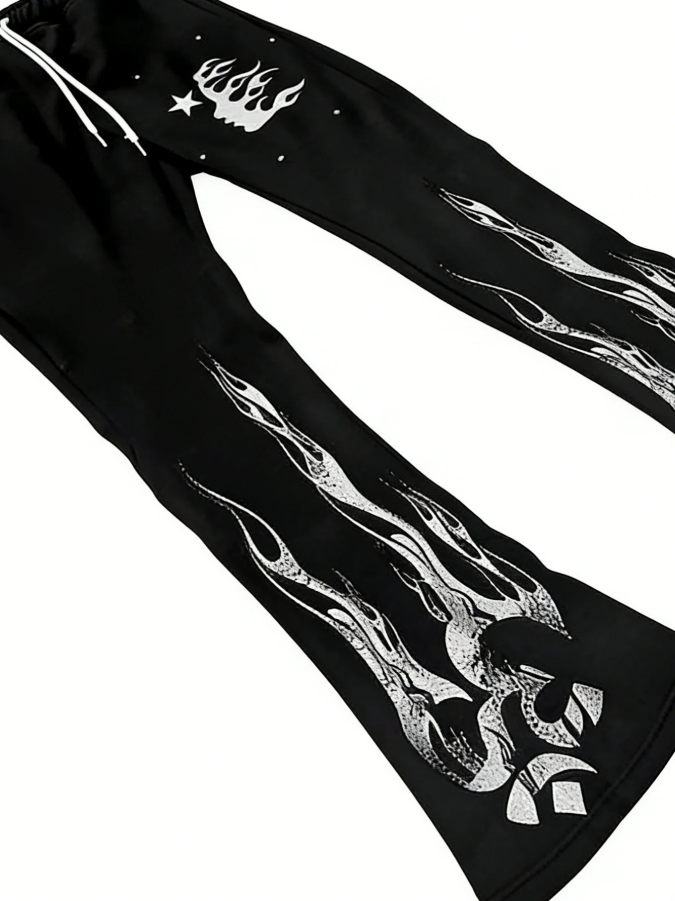 

Мужские спортивные штаны с высокой талией, черные, в полоску, с винтажным принтом, высокого качества.