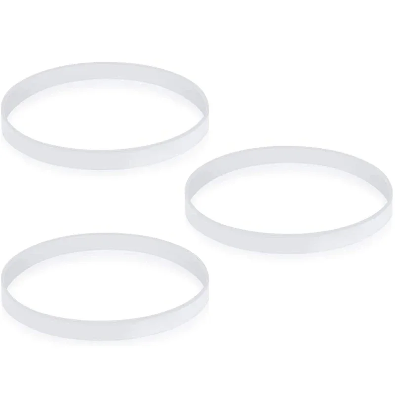 Mélangeur à lame en caoutchouc, EAS-3PCS joints d'étanchéité, pièce de rechange Compatible pour Nutri Ninja 6/7 Fins (Ø 10cm)