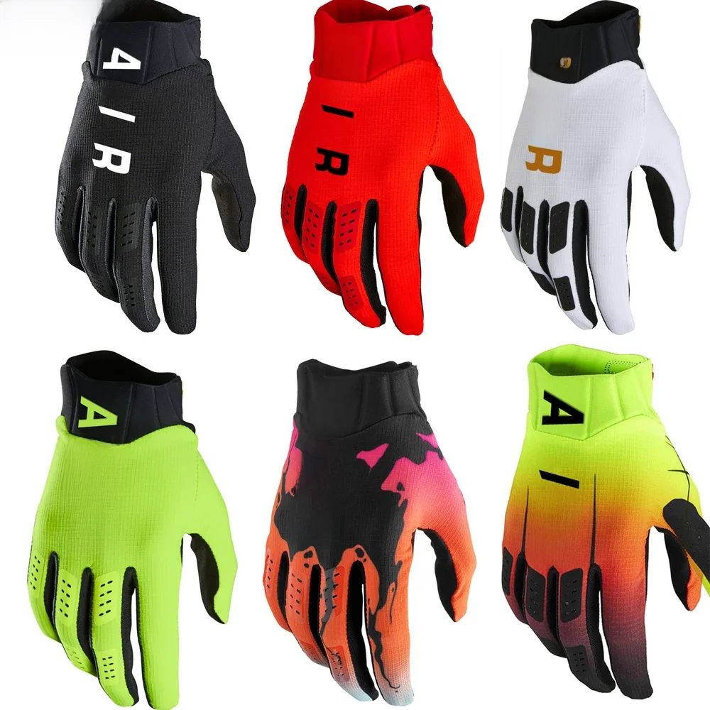 AliExpress NONE AIR Racing 6 Colors Men Motorcycle Gloves Touch Screen Mountain Bike Mtb Gloves Full Finger Motocross Racing Protective Gloves