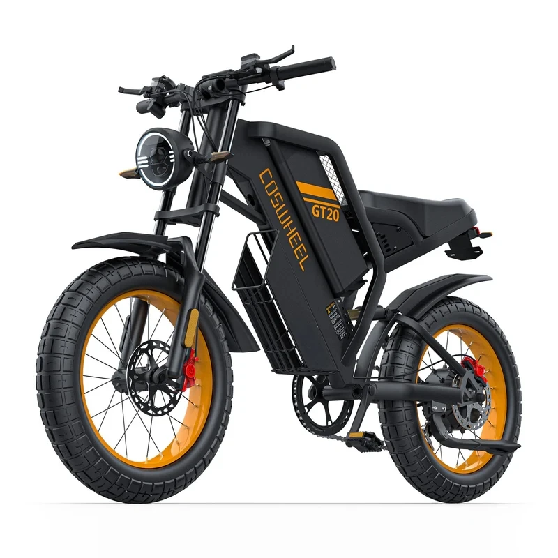 Coswheel Ebike GT20 1500W Electric Motorcycle Mountain Bikes 20Inch 48V Electric bike Fatbike Adult Motorcycles Drit bike