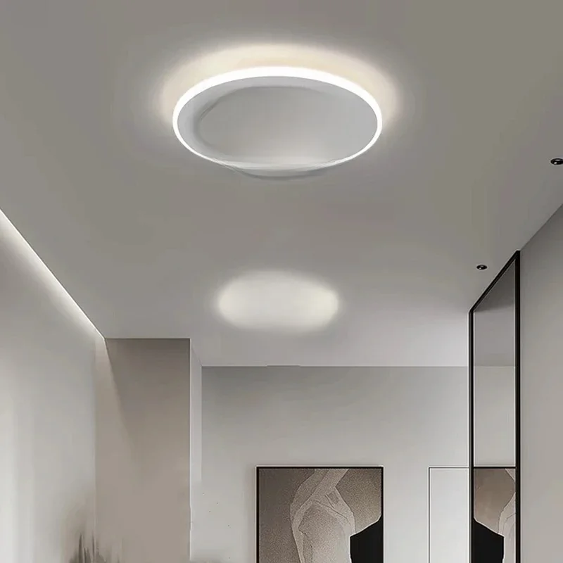 Moderne Eenvoudige Led Decor Plafondlamp Nordic Luxe Indoor Plafondlamp Woonkamer Gangpad Slaapkamer Creatieve Metalen Plafondlamp - afbeelding 2