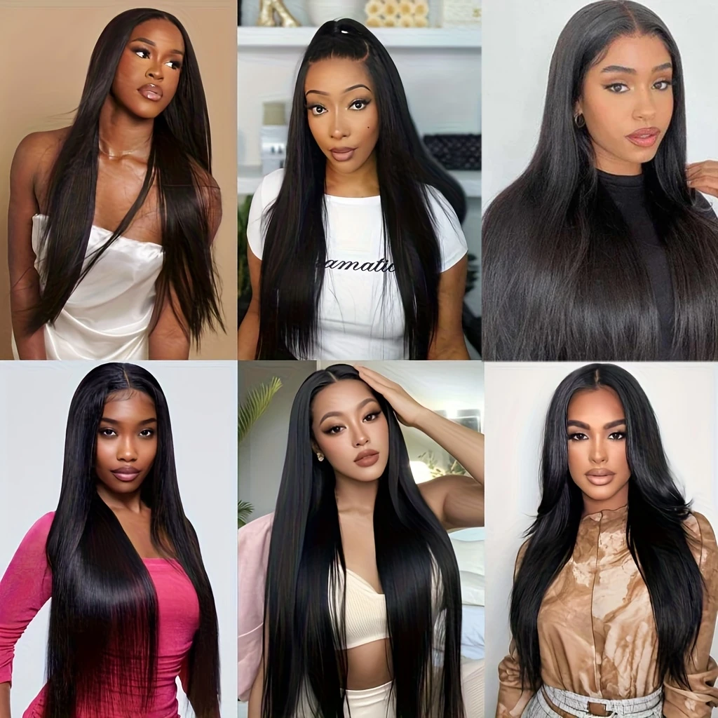 Straight 1 3 Bundle Human Hair 12A Brazilian Unprocessed Virgin Bundles 100% Human Hair Weave Extensions Natural Color For Women