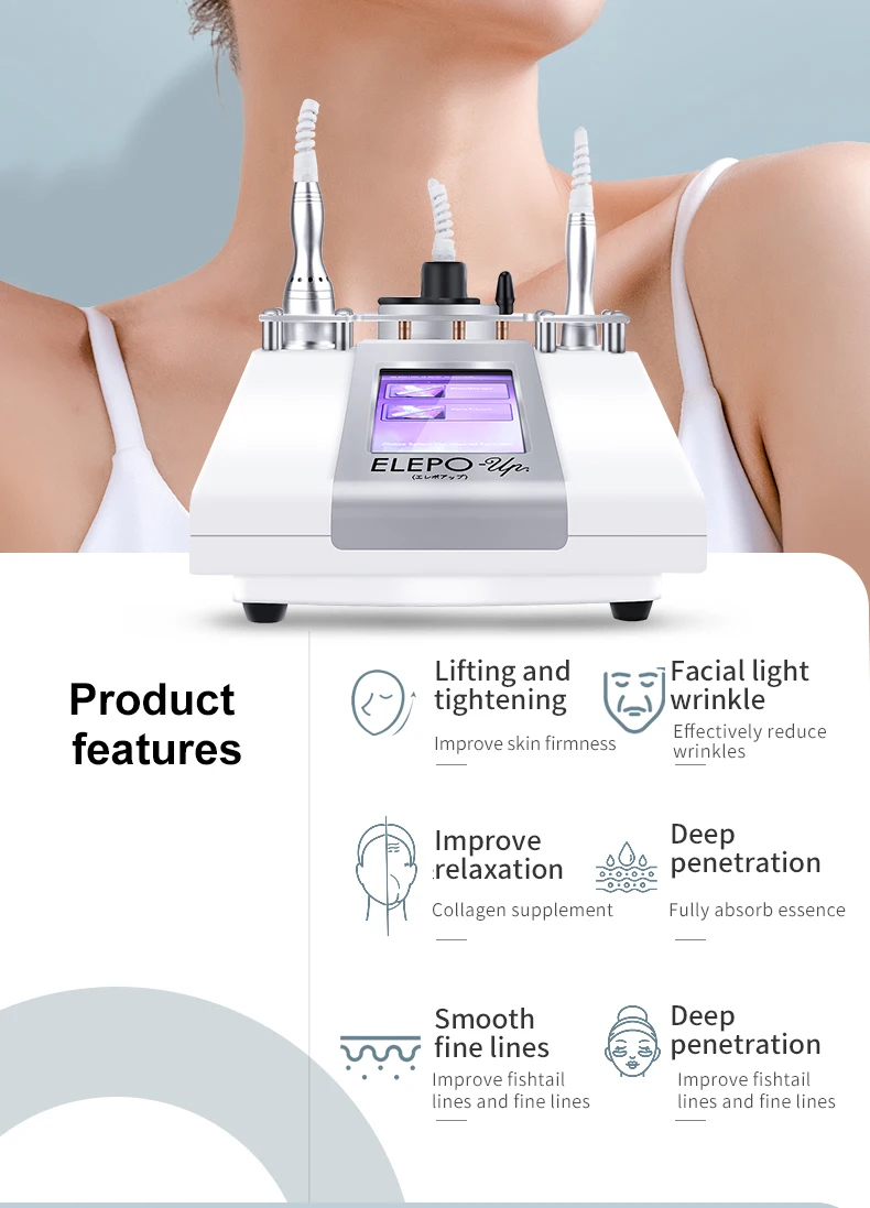 

latest multi-functional 6 in 1 facial beauty deep thorough lifting and tightening skin home beauty instrument