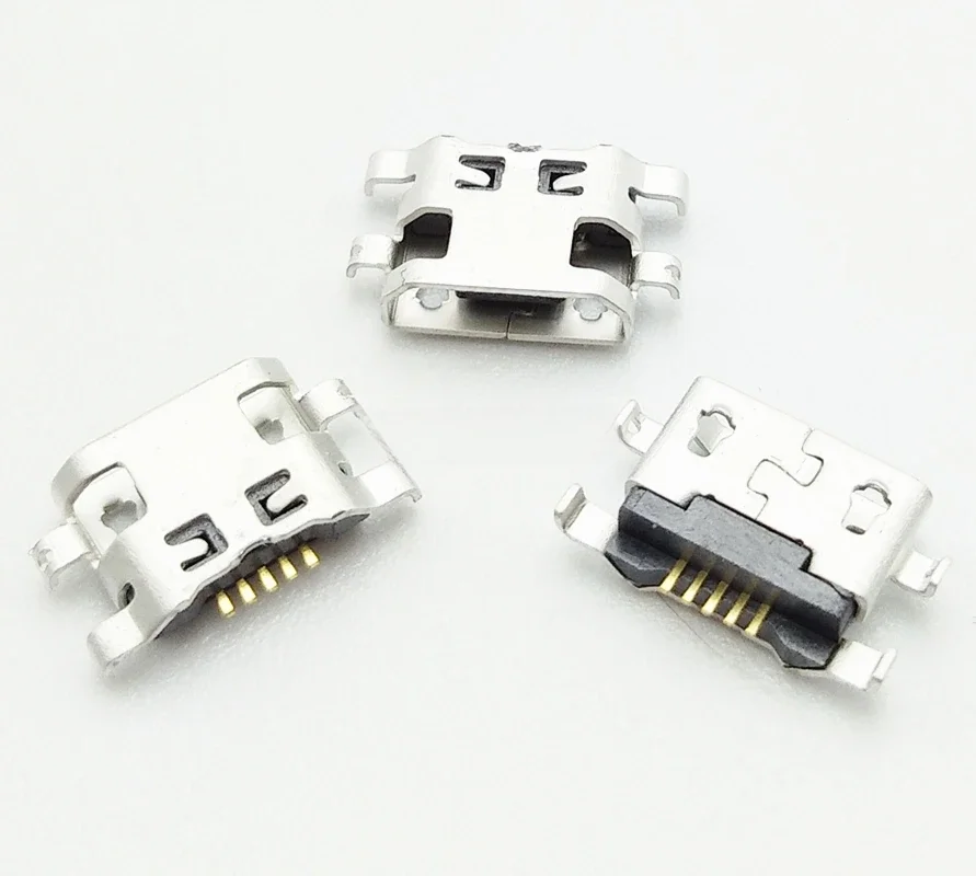 30 sztuk Micro USB odwróć gruba blacha 1.2 złącze portu ładowania dla Lenovo A708t S890/dla Alcatel 7040N dla HuaWei G7 G7-TL00 — zdjęcie 2