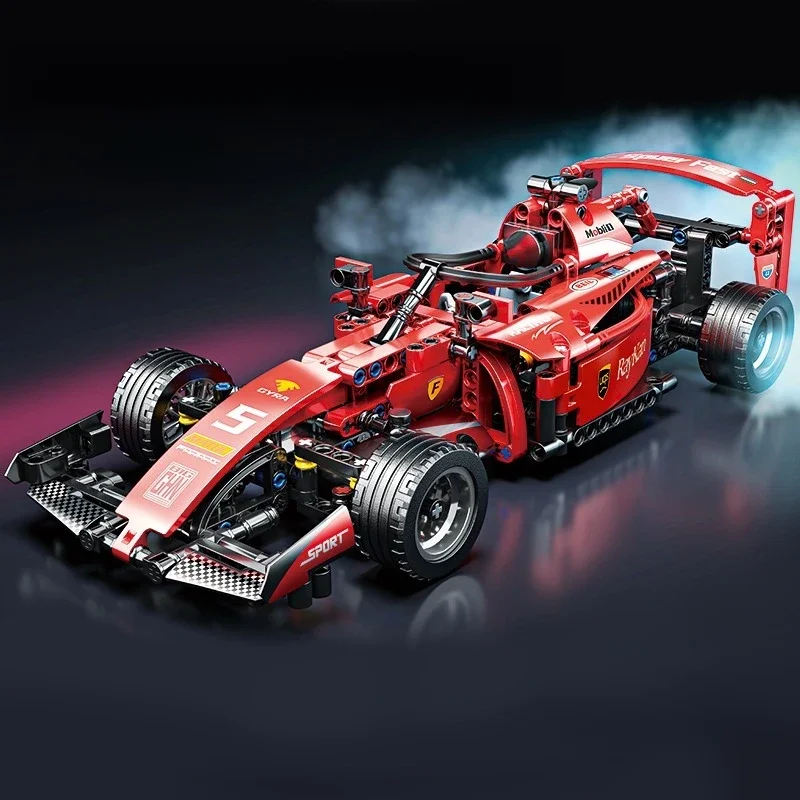 Toylinx f1 rc carros de corrida conjuntos de construção moc blocos de construção de carro de
