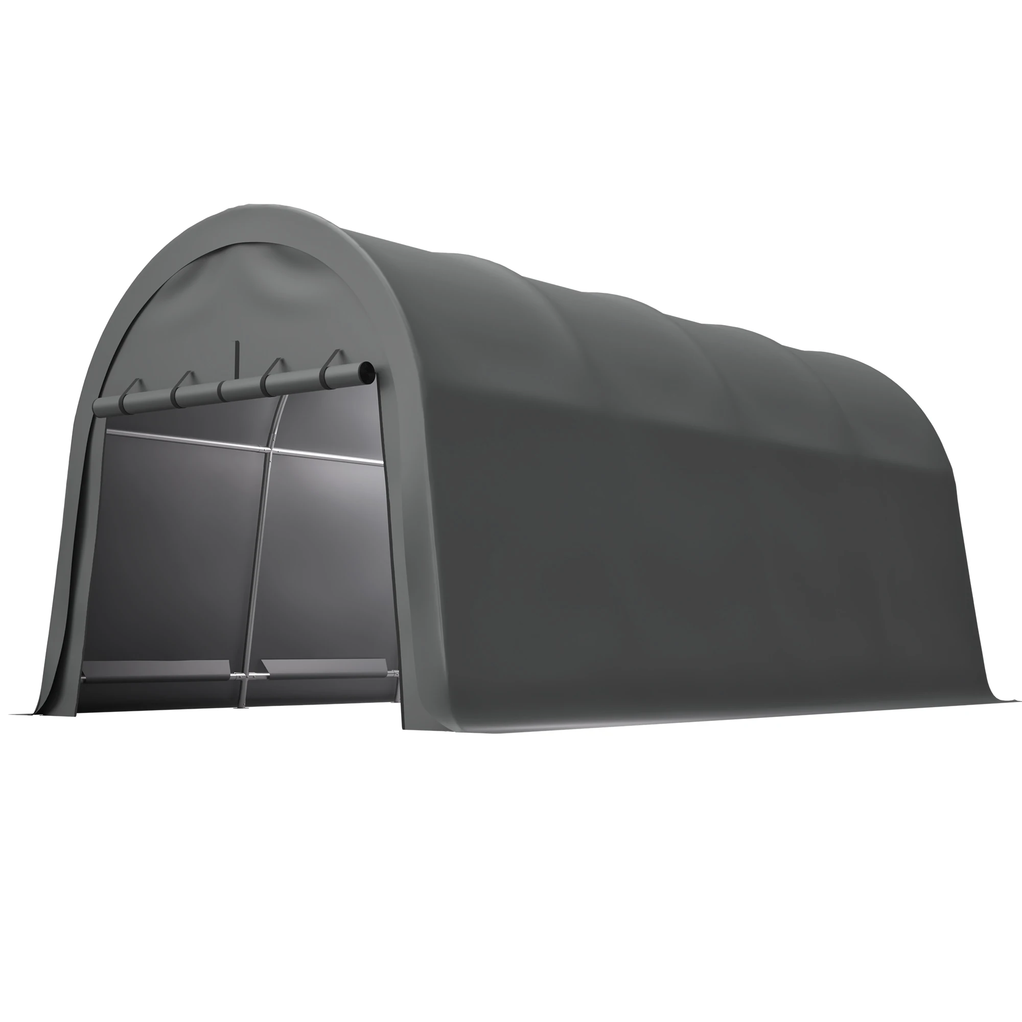 

Anti-Snow 10x20ft Carport Canopy, Heavy-Duty Steel Frame Portable Garage, Waterproof Outdoor Vehicle Shed