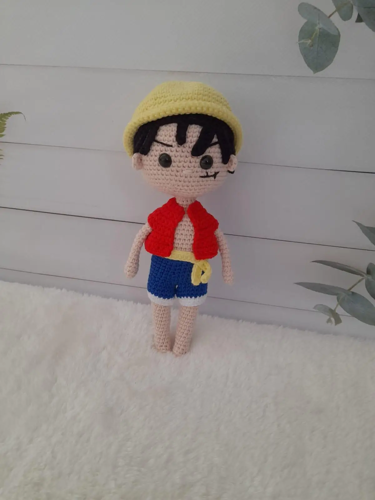 

Handmade Chuibi Luffy Comics Boy Amigurumi Toy