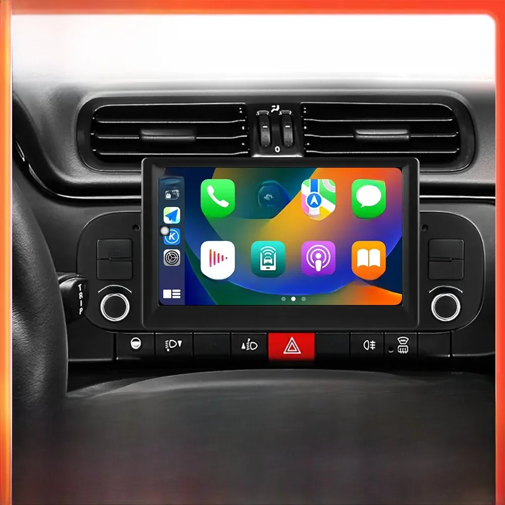 7 ''Voor FIAT Panda 2013 - 2020 Android Auto Radio multimedia Speler GPS Navigatie Draadloze Carplay Intelligente Systemen - afbeelding 2
