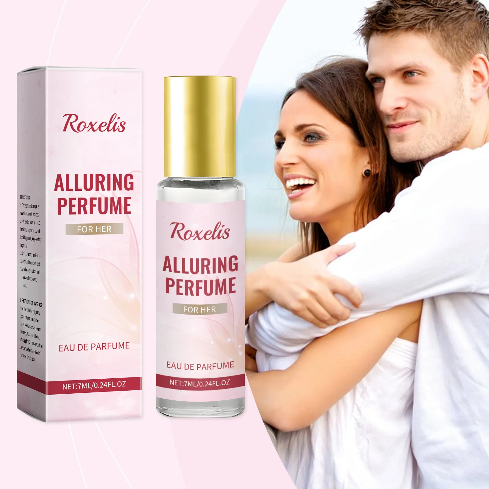 

Roxelis Charming Light Flower Perfume Mild Gentle Fresh Light Fragrance Lasting Elegant Charming Fragrance Convenient Perfume