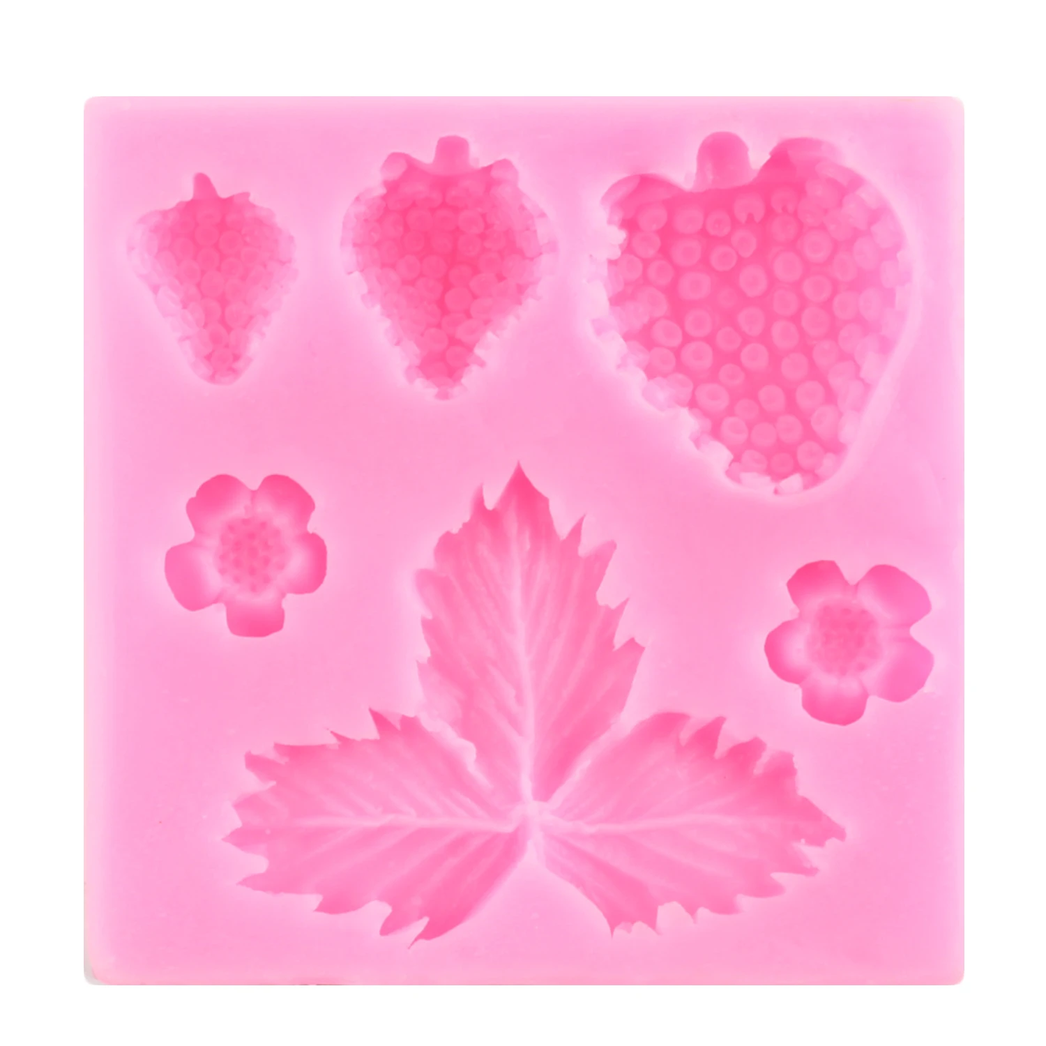 Blueberry Raspberry Strawberry Silicone Mold Nuts Berries Fondant Molds DIY Cake Decorating Tools Cupcake Candy Chocolate Mould