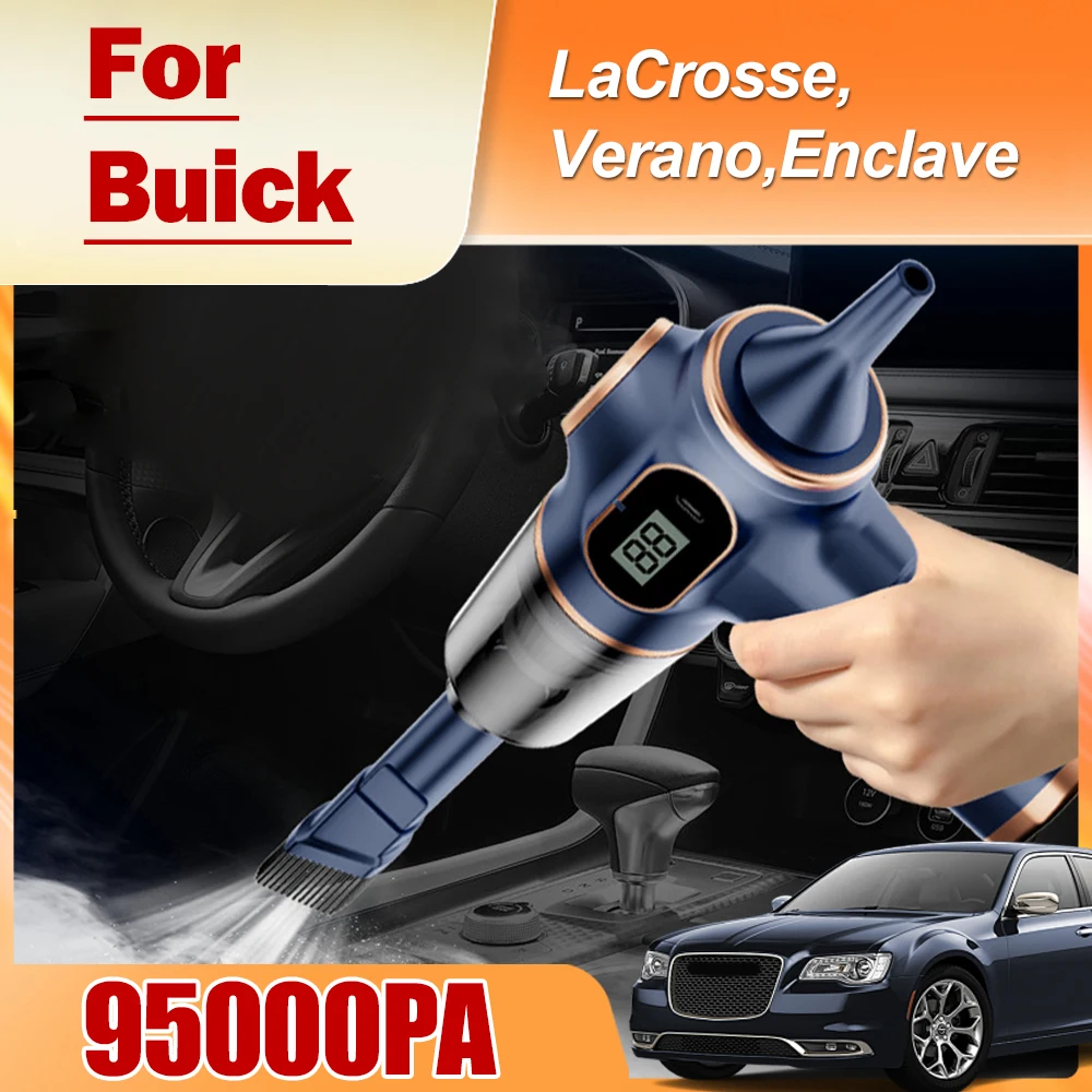 For Buick LaCrosse,Verano,Enclave 95000PA Strong Suction Handheld Vacuum Cleaner Hand Vacuum Cordless, Hand Vacuums for Car/Home