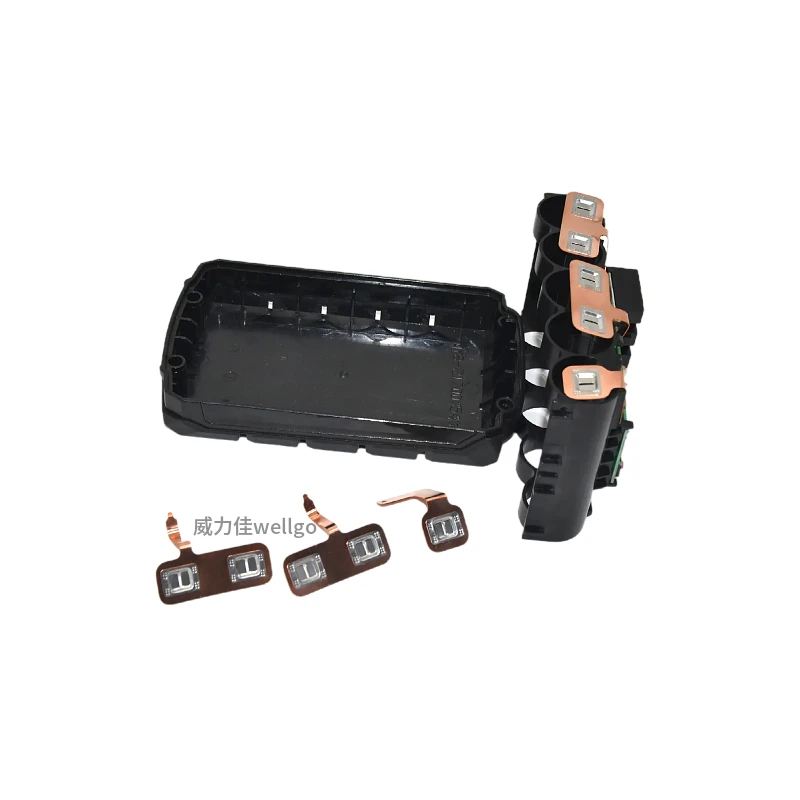 10SET 0.3MM Thick Lithium 21700 Battery Bracket Connector Nickel Welding Tab 21700 5S1P 23MM Batery Copper Busbar for Power Tool