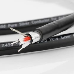 Preffair X430 HiFi 99.998% Solid Pure Silver Audio Bulk Interconnecting Cable  Audiophile DIY XLR Balance Cords