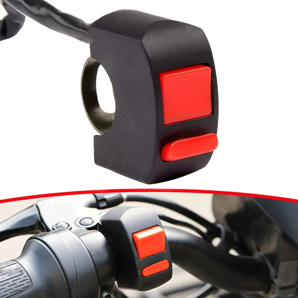 AliExpress NONE Motorcycle Handlebar Flameout Switch Motorbike ON OFF Button for Moto Bike Headlight Signal Lamp Universal Control Buttton 12V