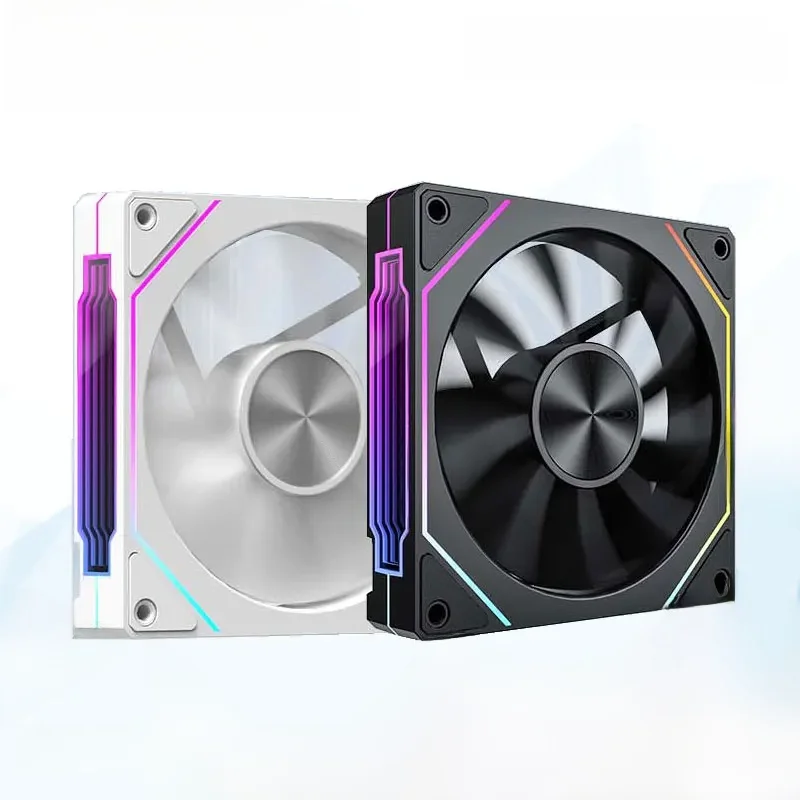 UPSIREN UF-2 PRISM 5 PRO 12CM ARGB Duża objętość powietrza Wentylator obudowy komputera Wersja zwykła/wersja odwrócona Wybór podwójnego trybu — zdjęcie produktu 7