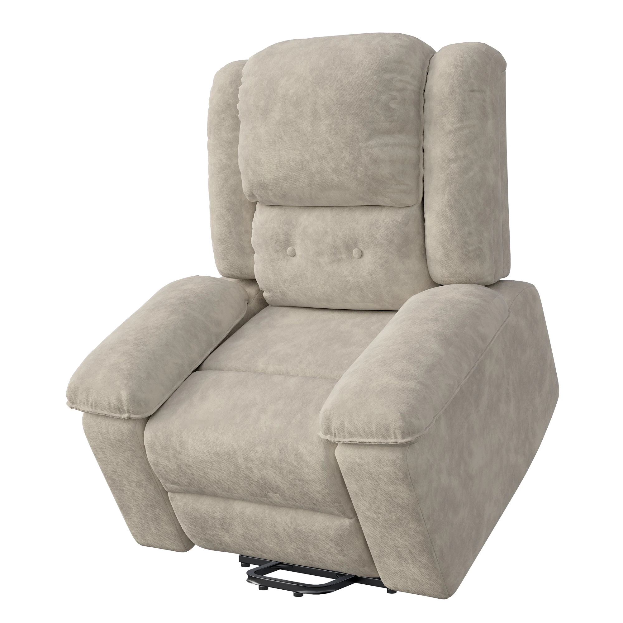 Rosahqnda massagestoel, elektrische fauteuil met ligfunctie, massageverwarming, tv-fauteuil - afbeelding 2