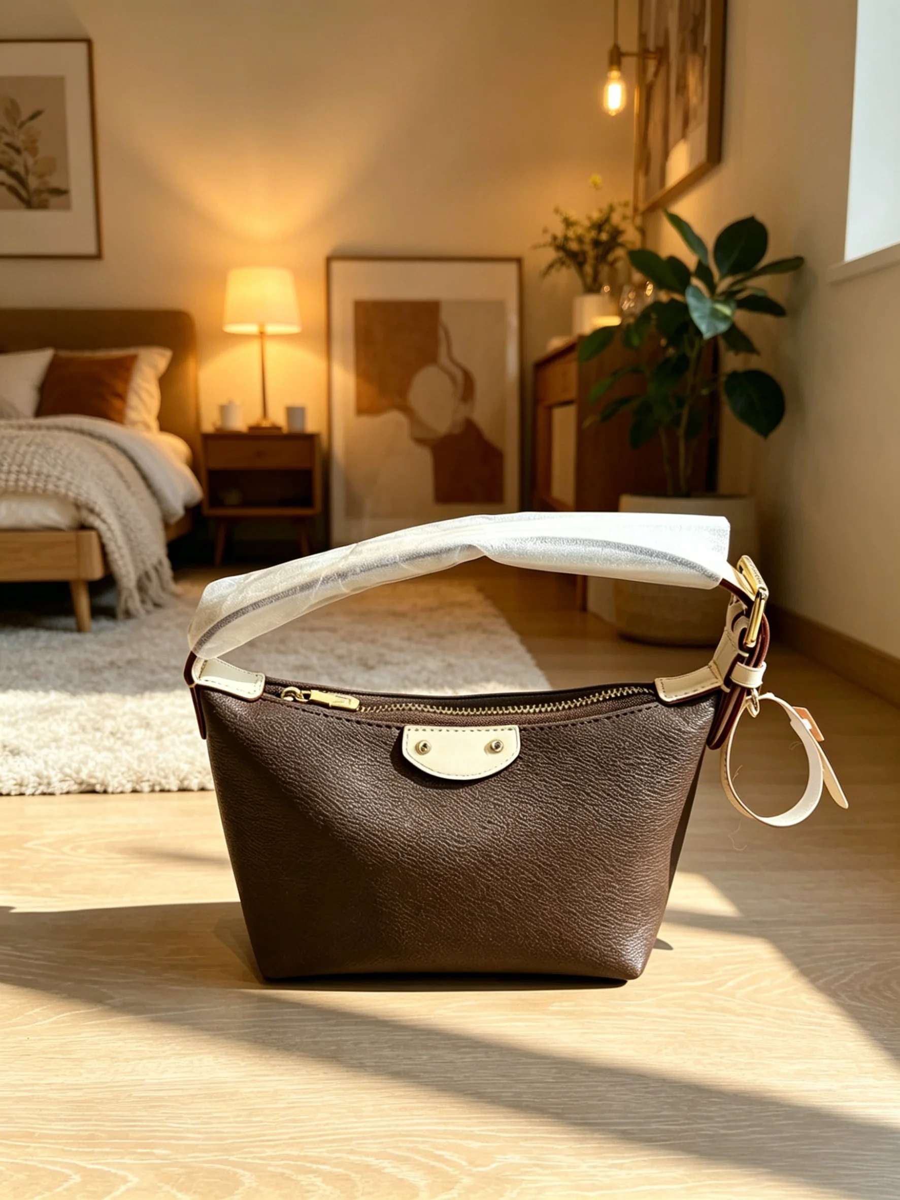 2026 Size: 17x7x12 cm NO BOX New Model - Versatile and Fashionable PU Leather Bag - Durable, High-Quality and Affordable