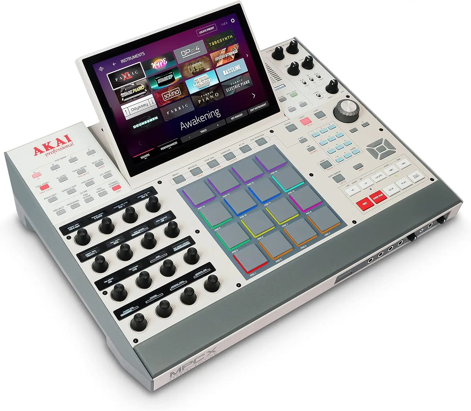 

Большая скидка, Автономная рабочая станция AKAI MPC X SE с мультисенсорным экраном и хранилищем 48 ГБ