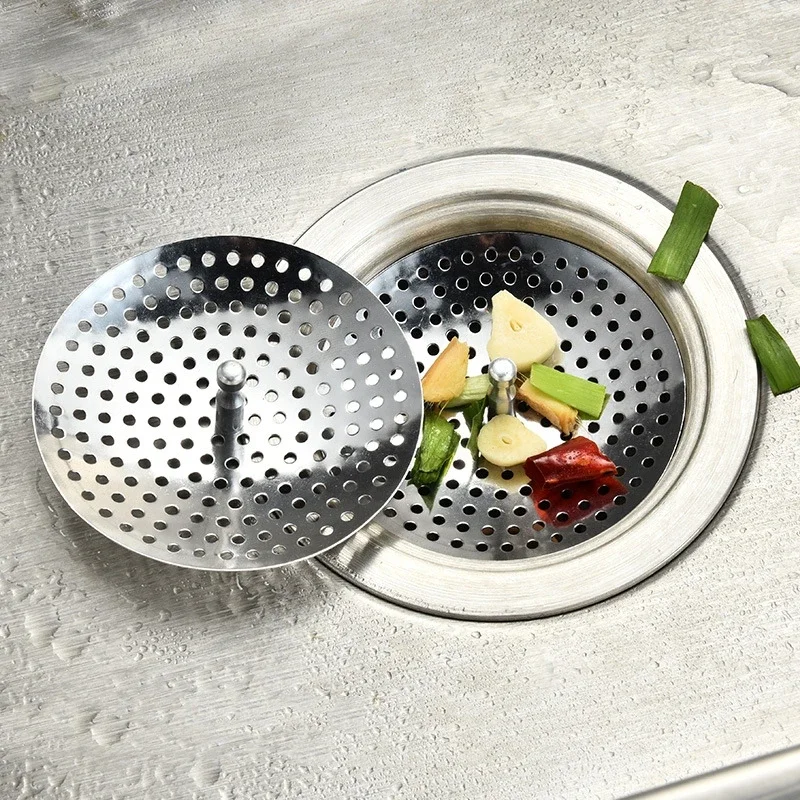Rolha De Filtro De Pia De Cozinha, Aço Inoxidável, Filtro De Drenagem De Substituição, Catcher De