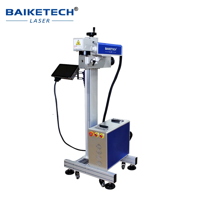 2026 New Fiber Laser Marking Machine TH-600 for Pipeline Marking Baike High Precision Industrial Laser Equipment