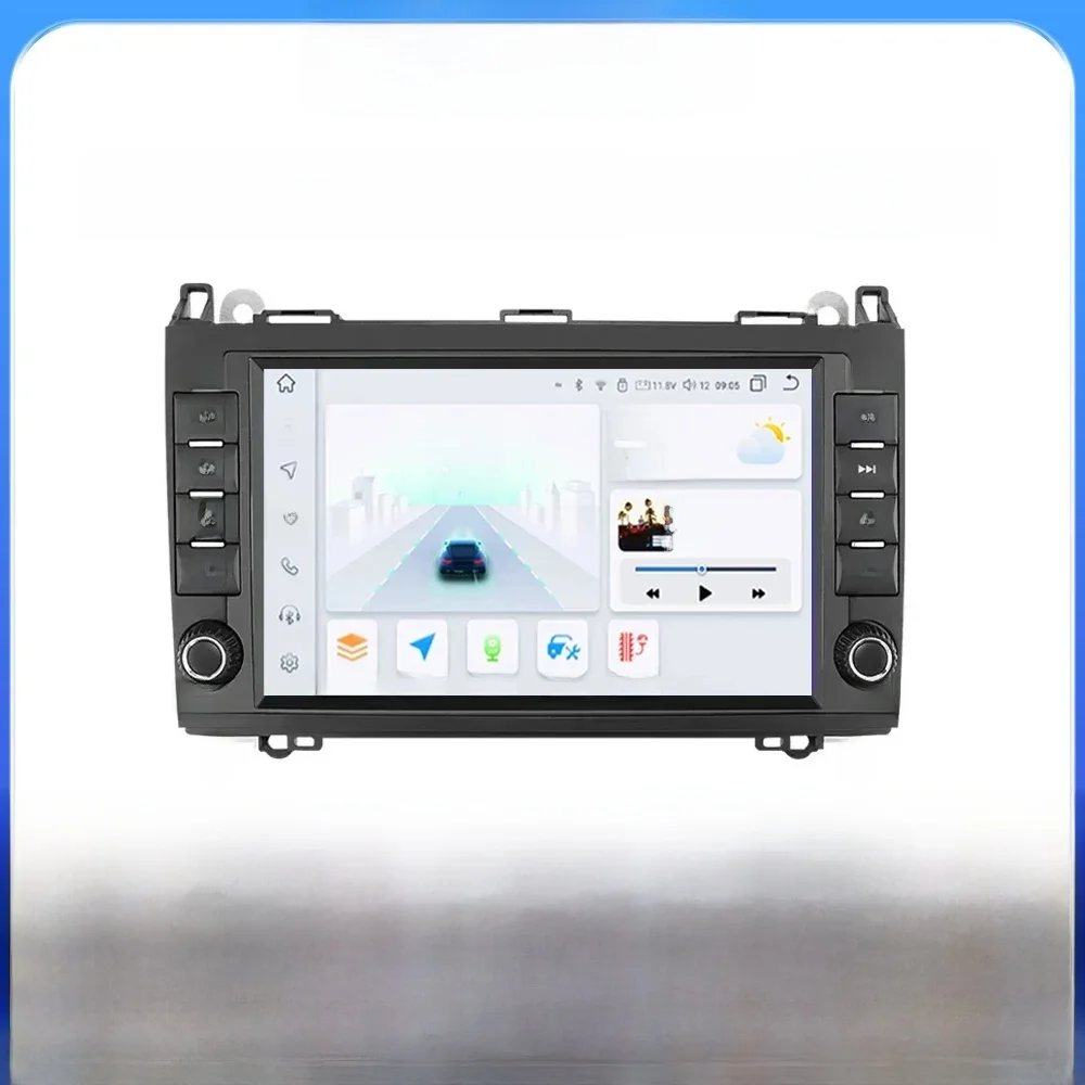 Android Auto Radio Voor Mercedes Benz B200 W245 W169 W639 B180 B160 B170 A150 W906 Auto Stereo Multimedia 8Inch Scherm Speler Gps - afbeelding 2